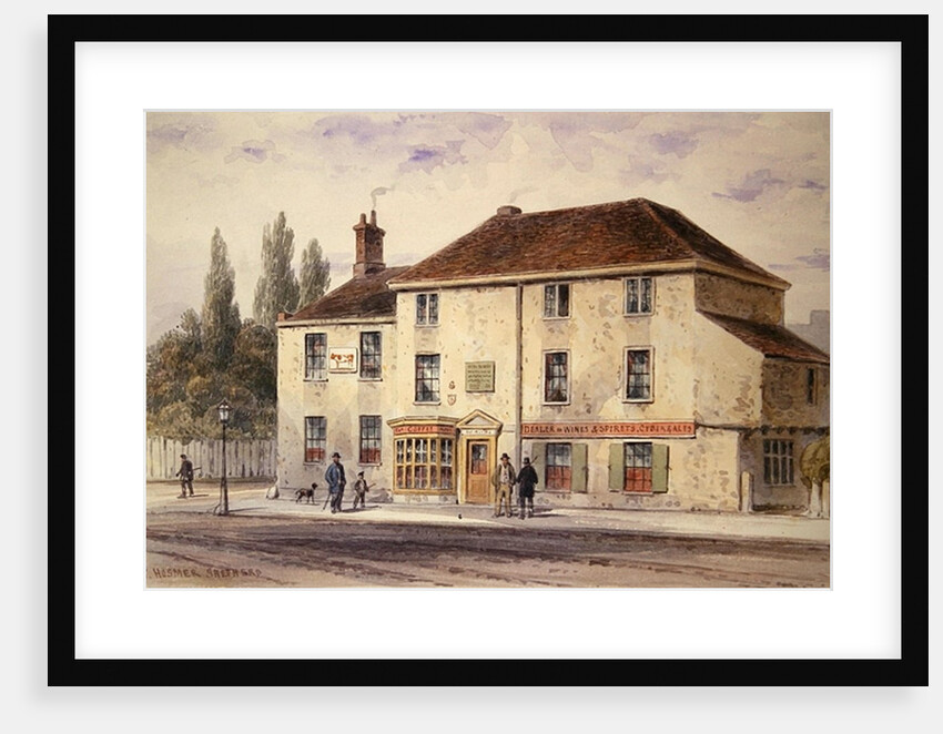 Pied Bull Public House, 1848 by Thomas Hosmer Shepherd