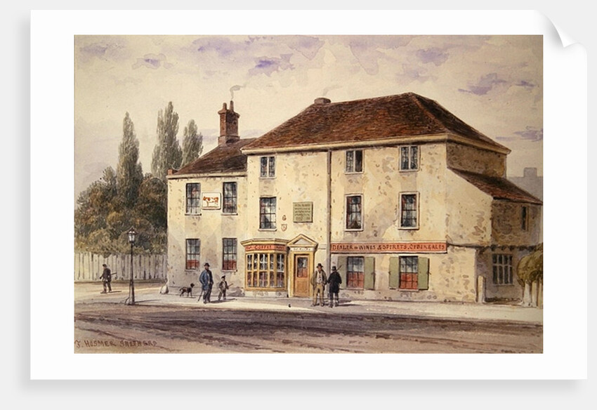 Pied Bull Public House, 1848 by Thomas Hosmer Shepherd