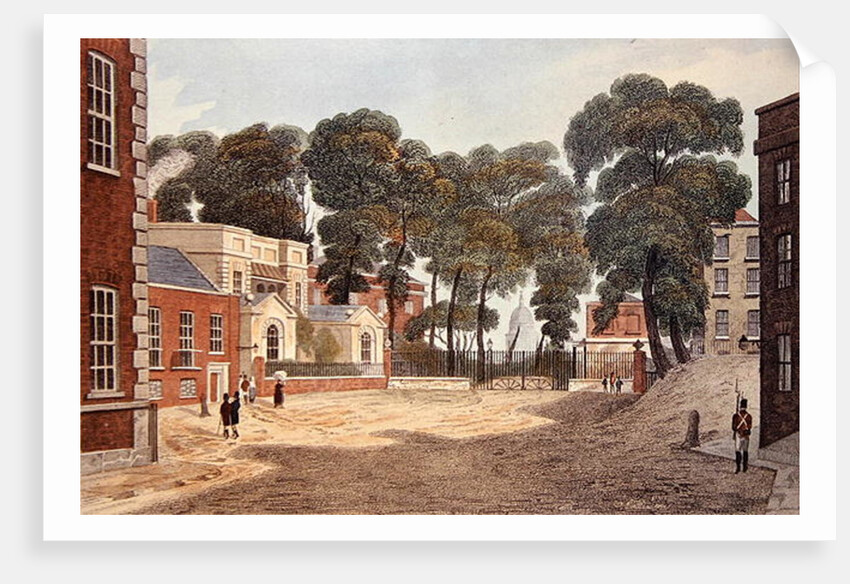 View of Whitehall Yard by English School