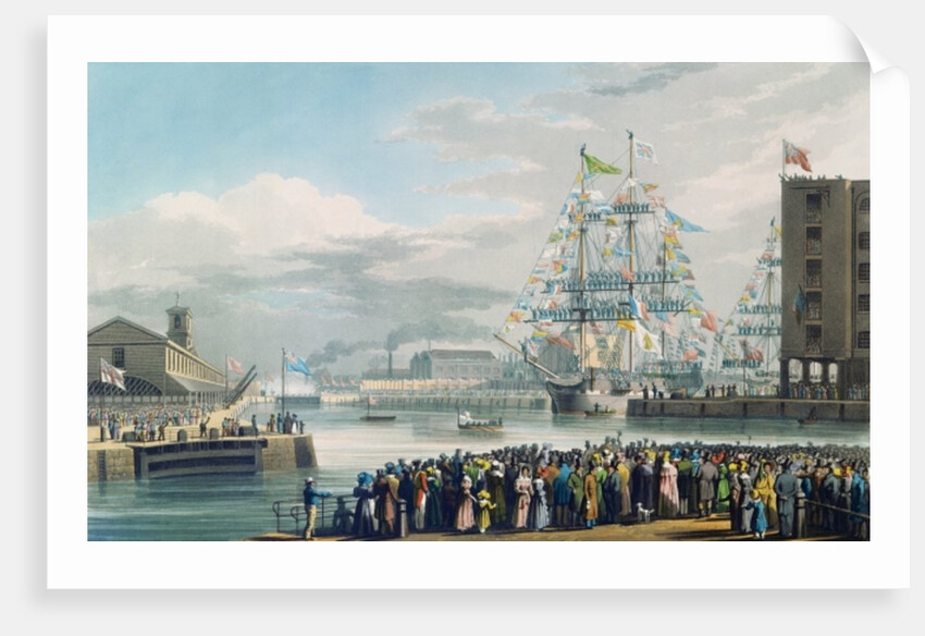 The Opening of St. Katharine Docks, Saturday the 25th October 1828 by Edward Duncan