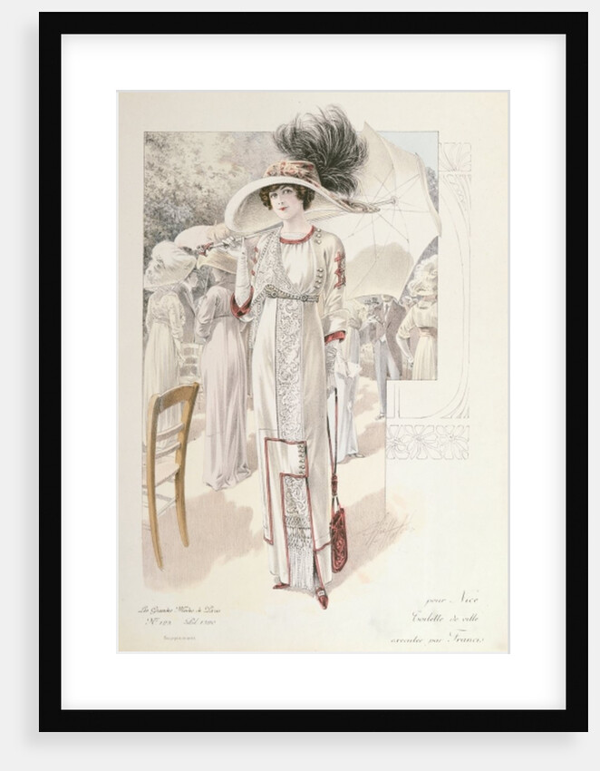 A town dress by School French