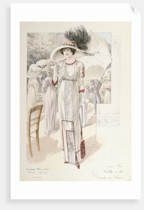 A town dress by School French