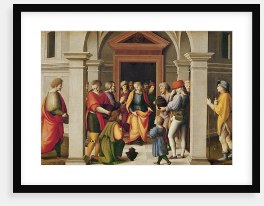 Joseph receives his Brothers, c. 1515 by Francesco Ubertini Il Bacchiacca