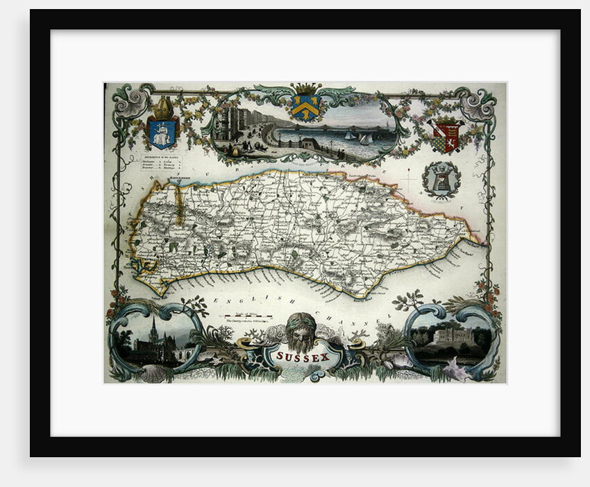 Map of Sussex by School English