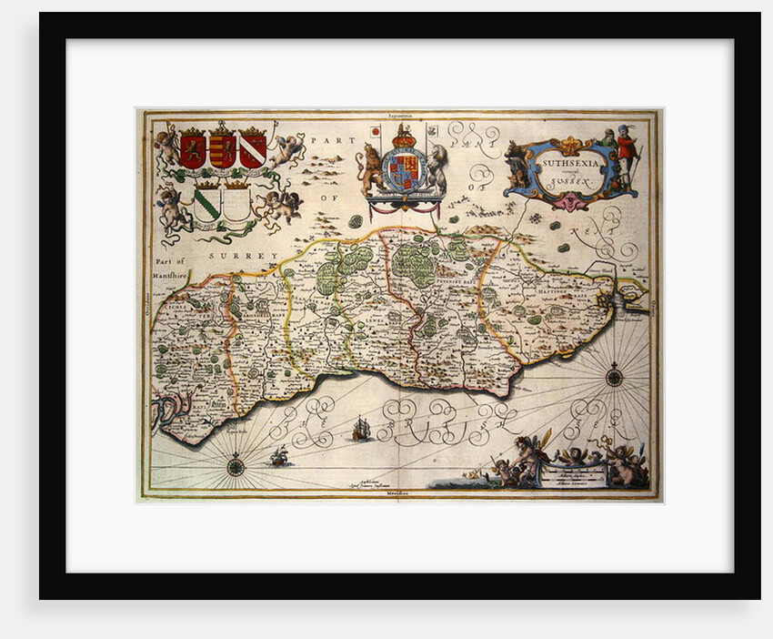 Map of Sussex by School English