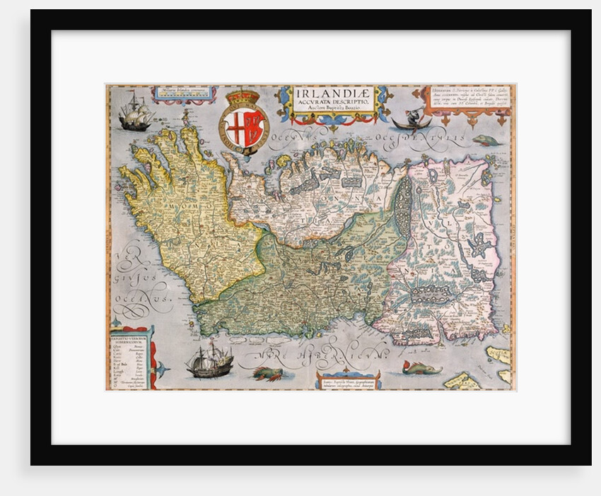 Map of Ireland by School English