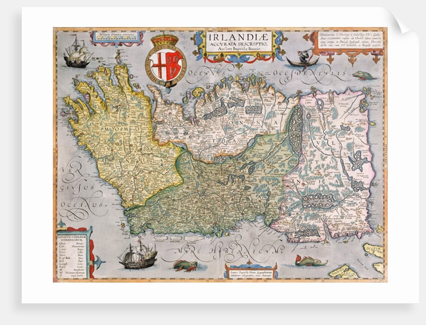 Map of Ireland by School English