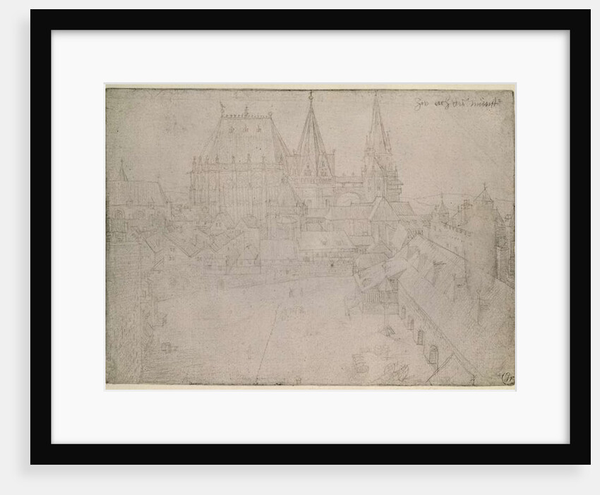 The Minster at Aachen, 1520 by Albrecht Dürer or Duerer
