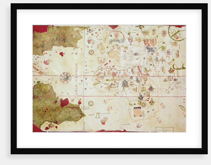 Mappa Mundi, 1502 by Juan de la Cosa