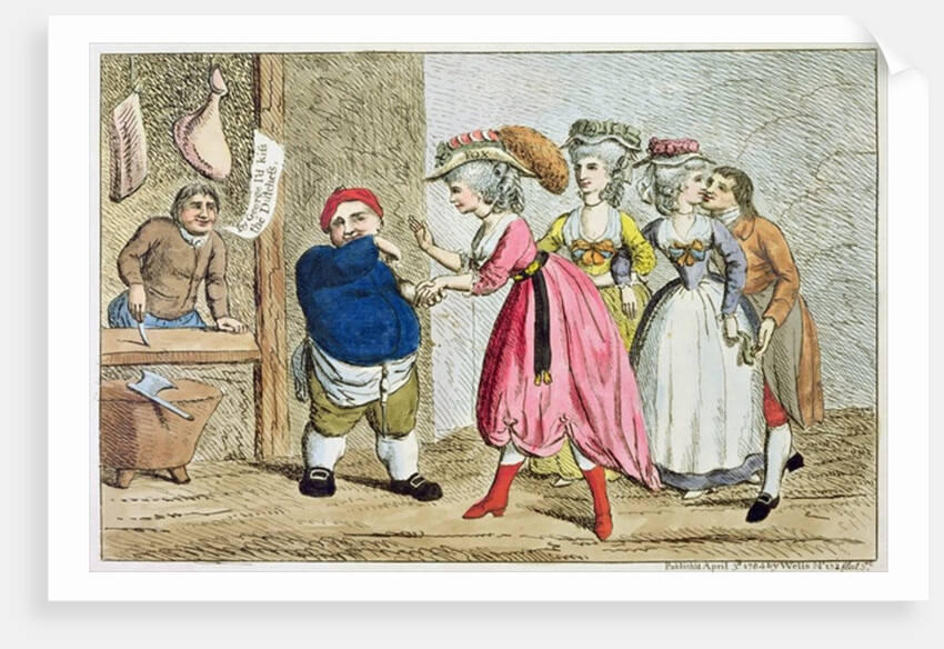 Female Influence, or, the Devonshire Canvas, 1784 by English School