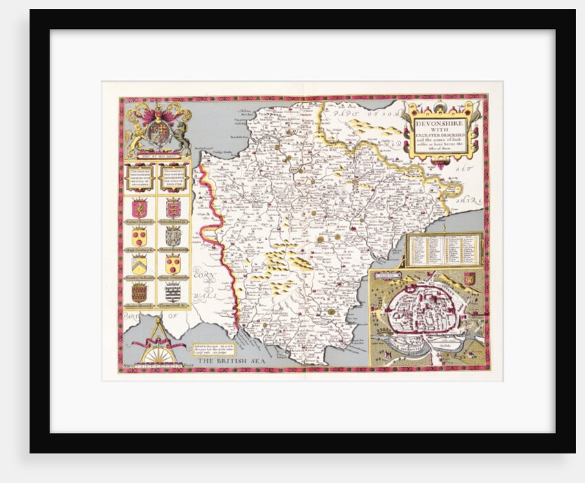 Devonshire by John Speed