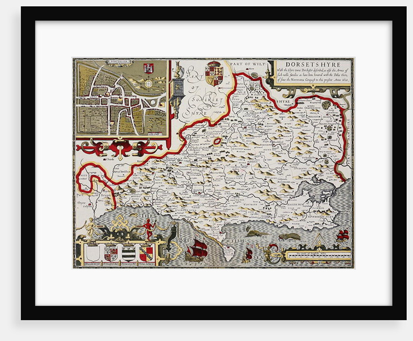 Dorsetshire by John Speed