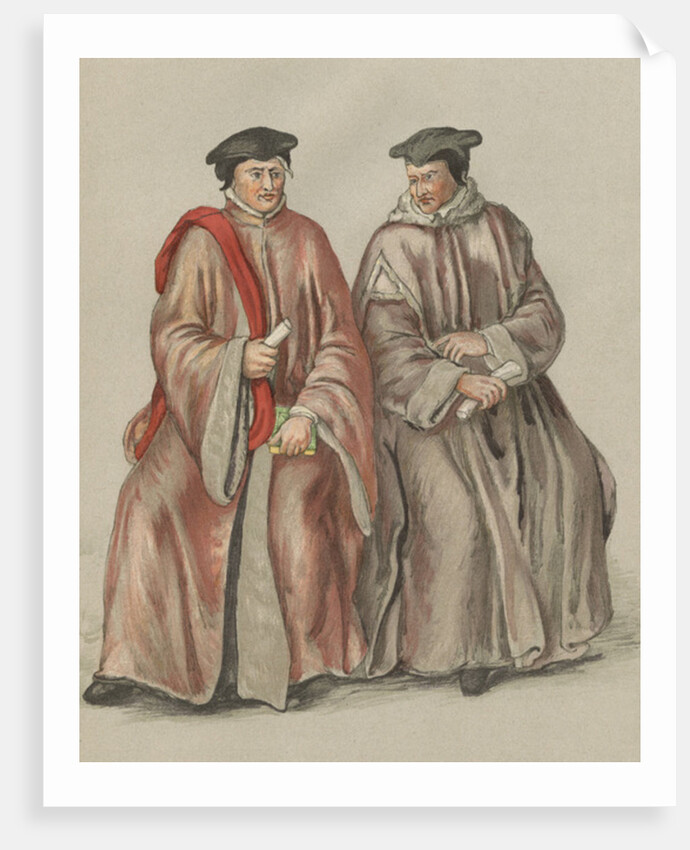 Elizabethan judges in their robes by Lucas de Heere