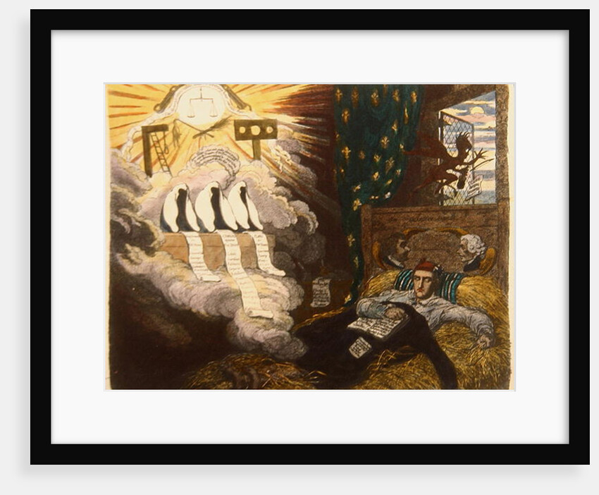 Tom Paine's Nightly Pest by James Gillray