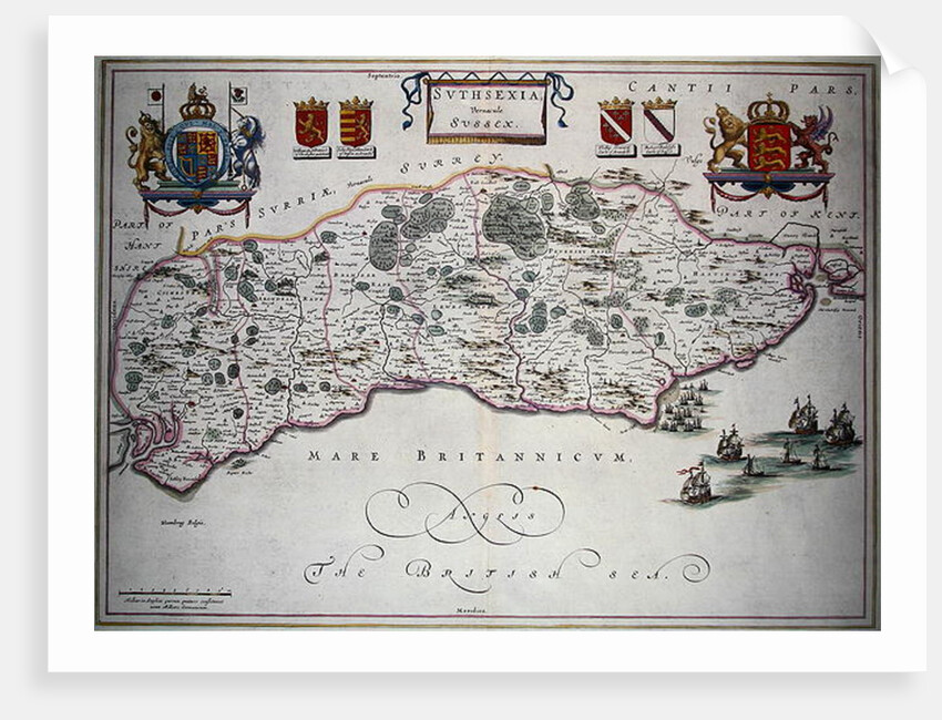 Map of Sussex by School English
