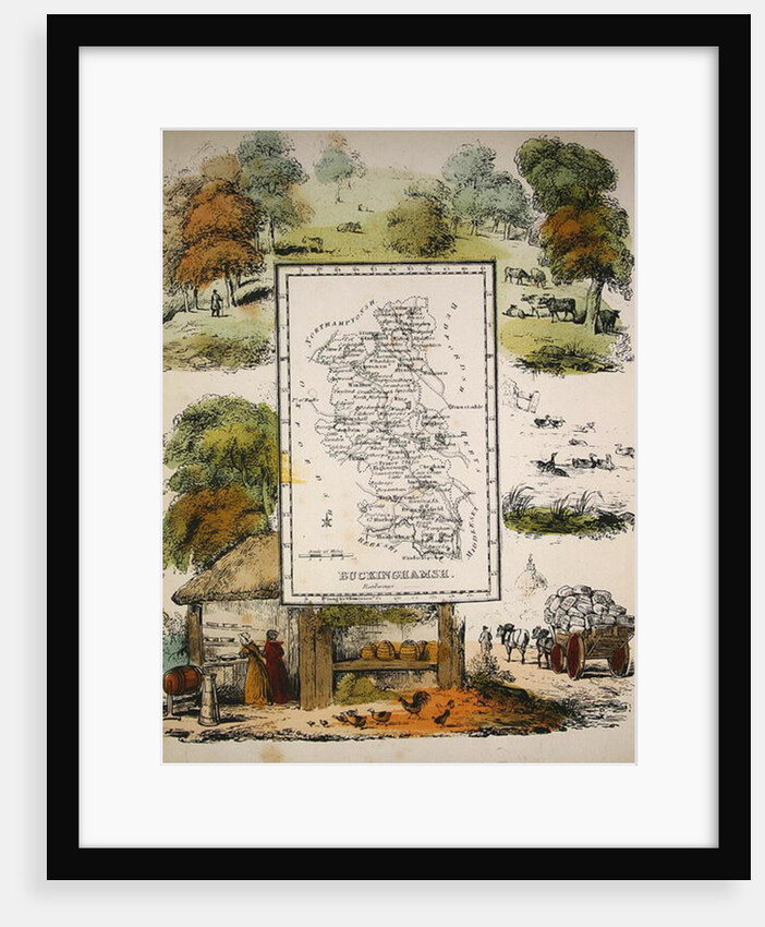 Map of Buckinghamshire by School English