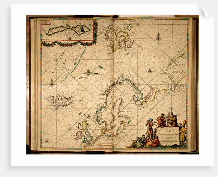 Map of Northern Europe by Johannes van Keulen