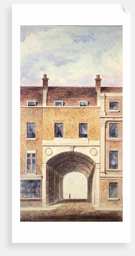The Improved Entrance to Scotland Yard, 1824 by T. Chawner