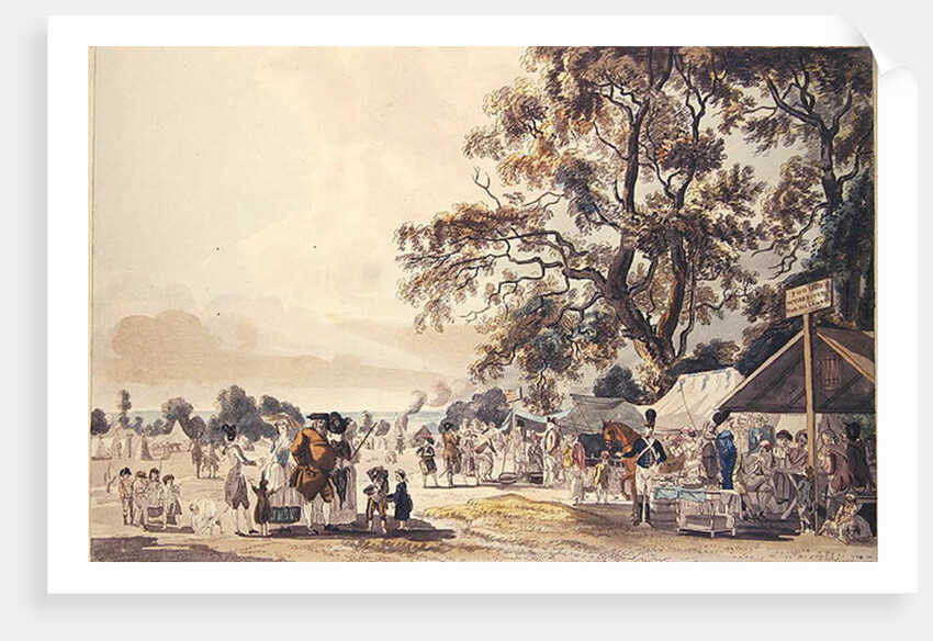 The Encampment in Hyde Park, 1780 by Paul Sandby