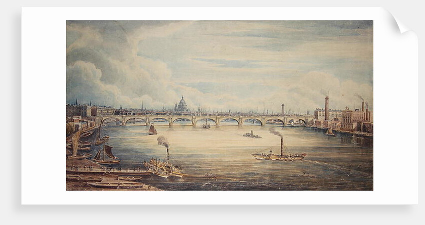 From Hungerford Pier, 1837 by Gideon Yates