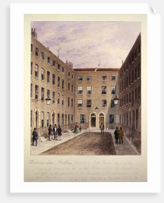 Travies' Inn, Holborn, 1858 by Thomas Hosmer Shepherd