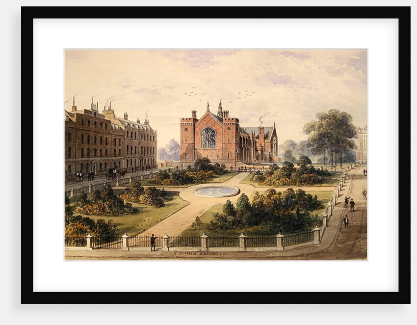 New Square, Lincoln's Inn, Holborn by Thomas Hosmer Shepherd