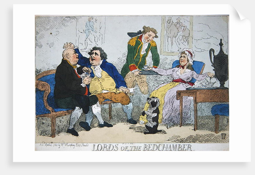 Lords of the Bedchamber, 1784 by English School