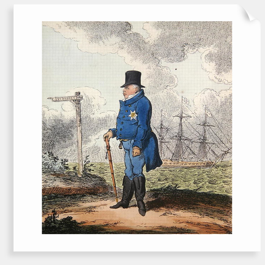 The Way to Bushey, 1820 by George Cruikshank