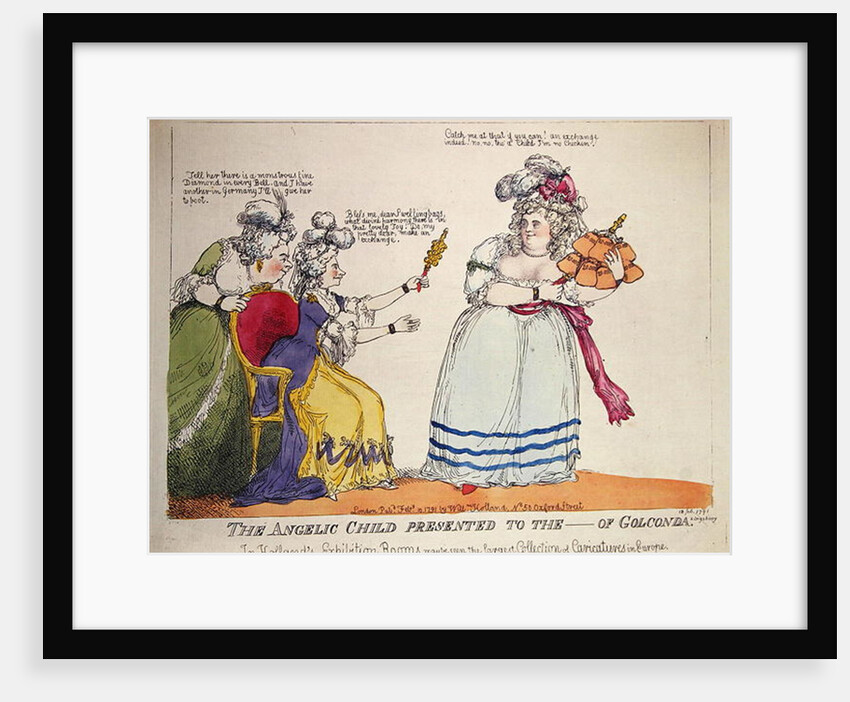 The Angelic Child Presented to the ----- of Golconda, 1791 by English School