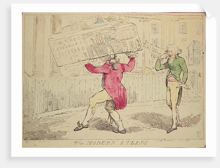 The Modern Atlass, published by S.W. Fores, 1791 by Isaac Cruikshank