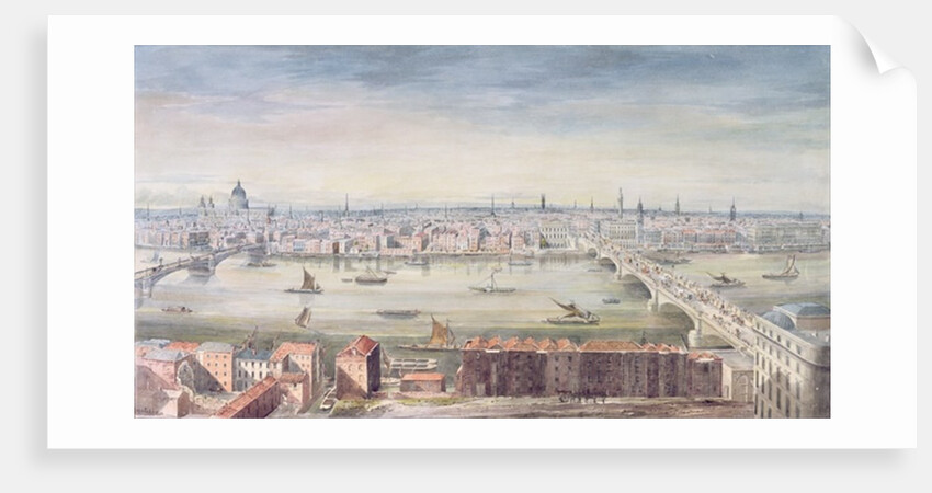 A View of London from St. Paul's to the Custom House, 1837 by Gideon Yates