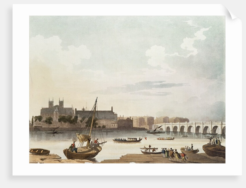 View of Westminster and the Bridge by School English