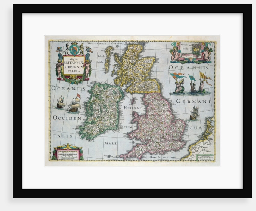 Map of Britain, 1631 by English School