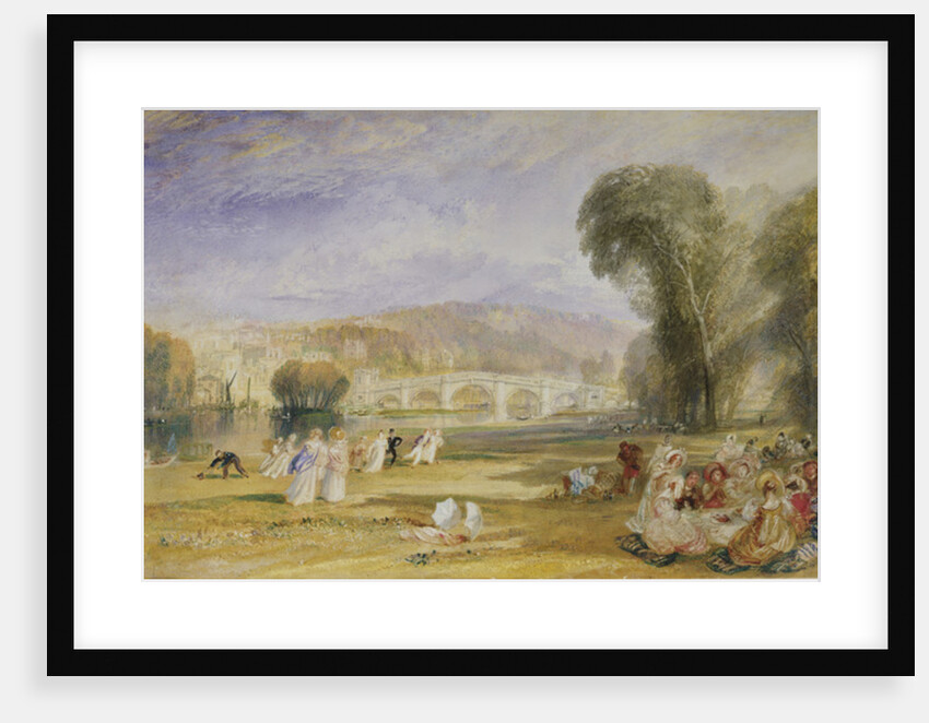 Richmond Hill and Bridge, Surrey, c.1828-9 by Joseph Mallord William Turner