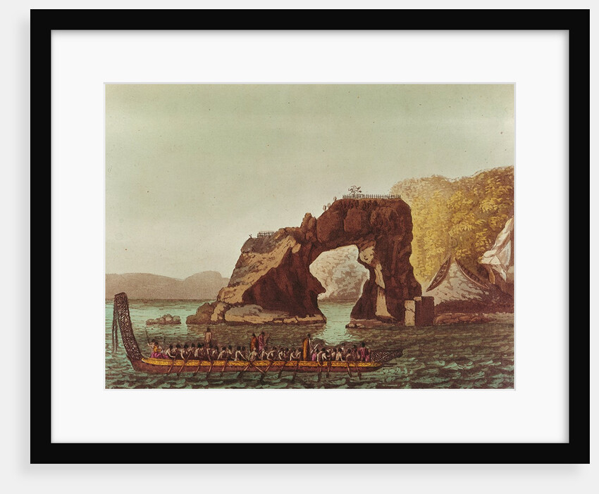 A Native Canoe by G. Castellini