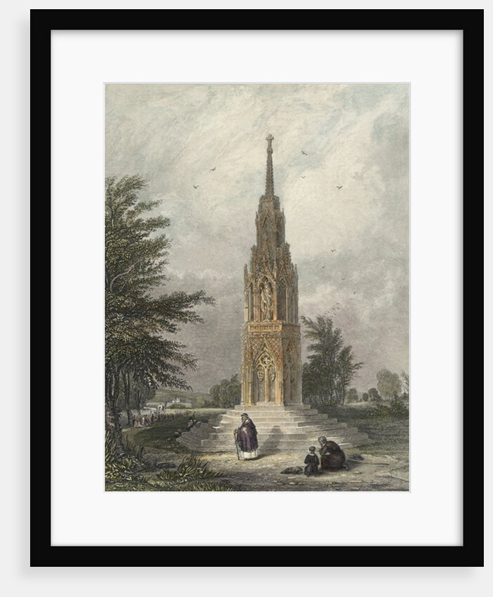 Waltham Cross, c.1820 by W.B (after) Clarke