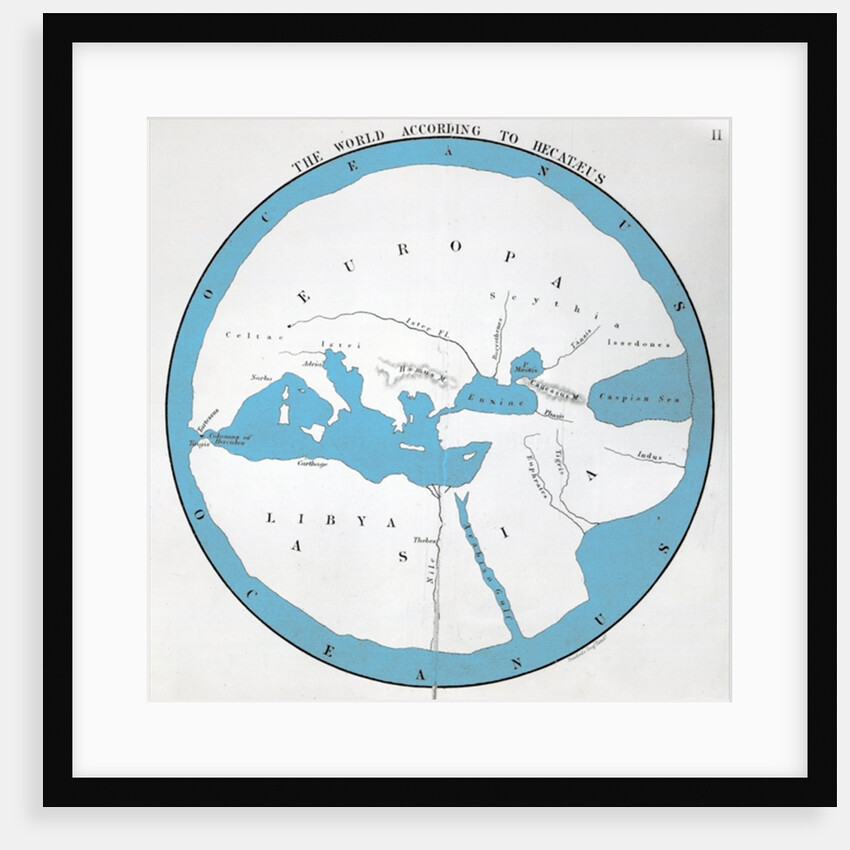 The world according to Hecataeus, published by John Murray by English School