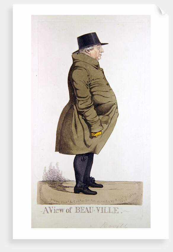 A View of Beau-Ville by Richard Dighton