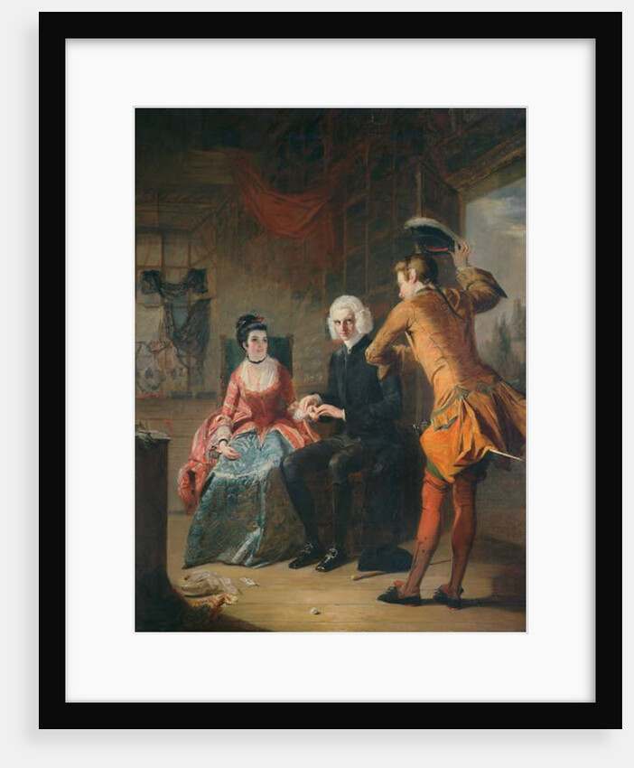 Scene in the Paris shop from A Sentimental Journey, 1841 by William Powell Frith