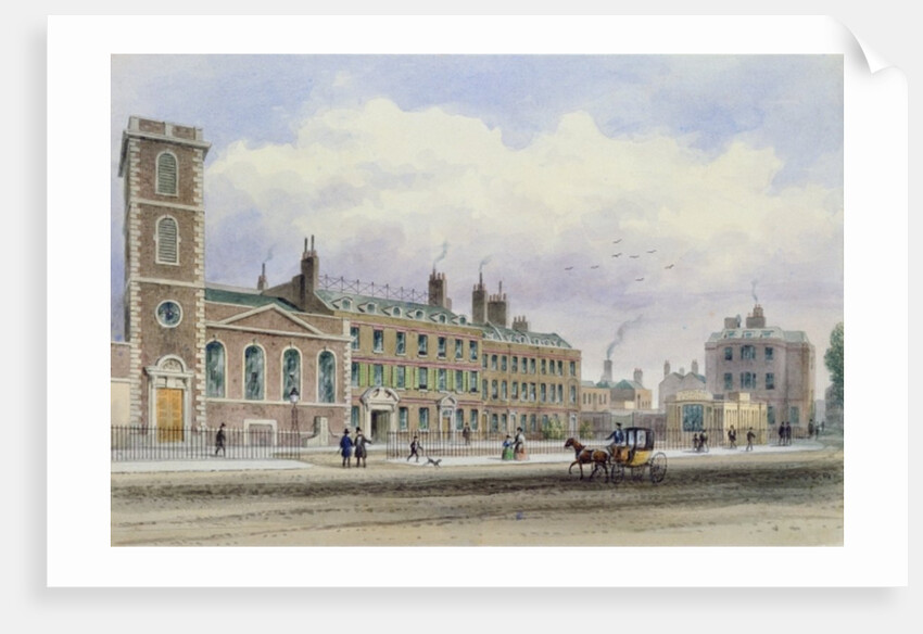 St. Thomas's Church, Southwark, London by Thomas Hosmer Shepherd