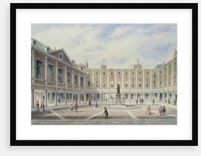 Courtyard of St. Thomas's Hospital, Southwark, London by Thomas Hosmer Shepherd