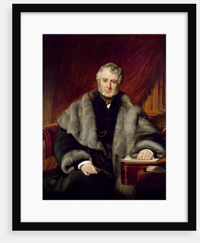 William Lamb, 2nd Viscount Melbourne, 1844 by John Partridge