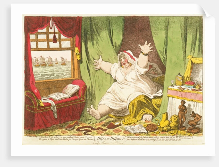 Dido in Despair by James Gillray