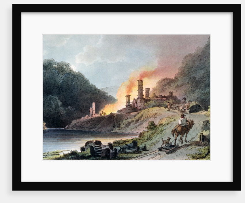 Iron Works, Coalbrookdale by Philippe de Loutherbourg