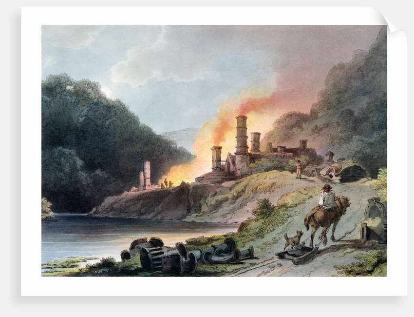 Iron Works, Coalbrookdale by Philippe de Loutherbourg