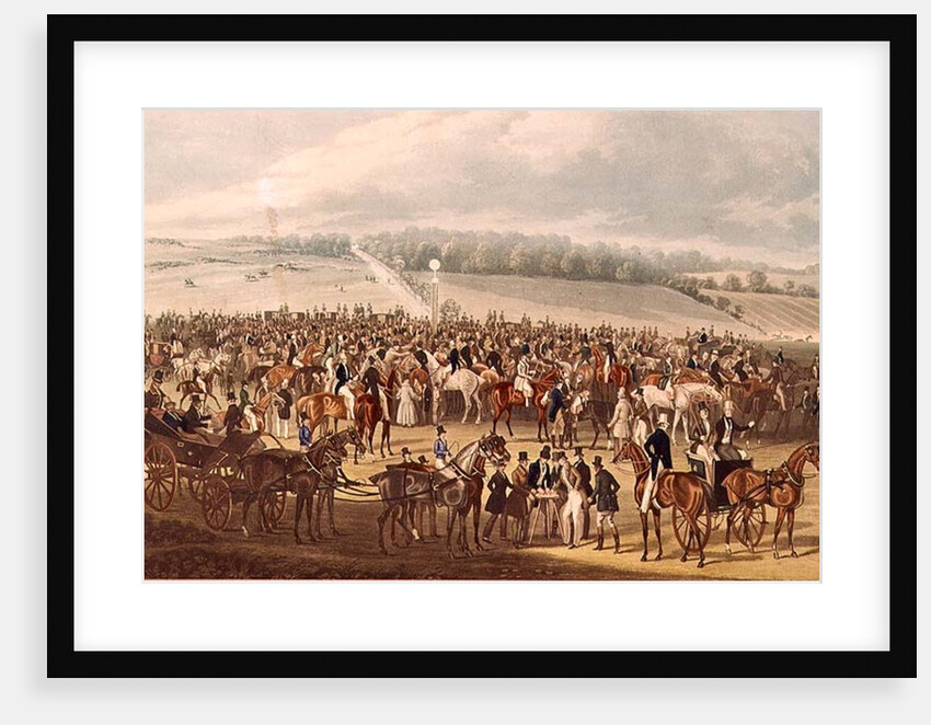 The Betting Post, Epsom, 1830 by James Pollard