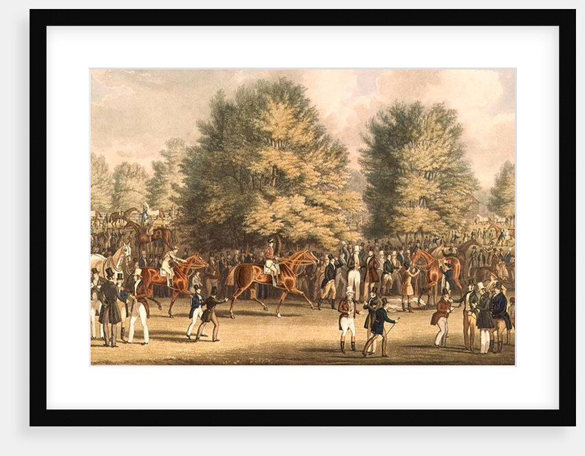 Epsom, Saddling in the Warren by James Pollard