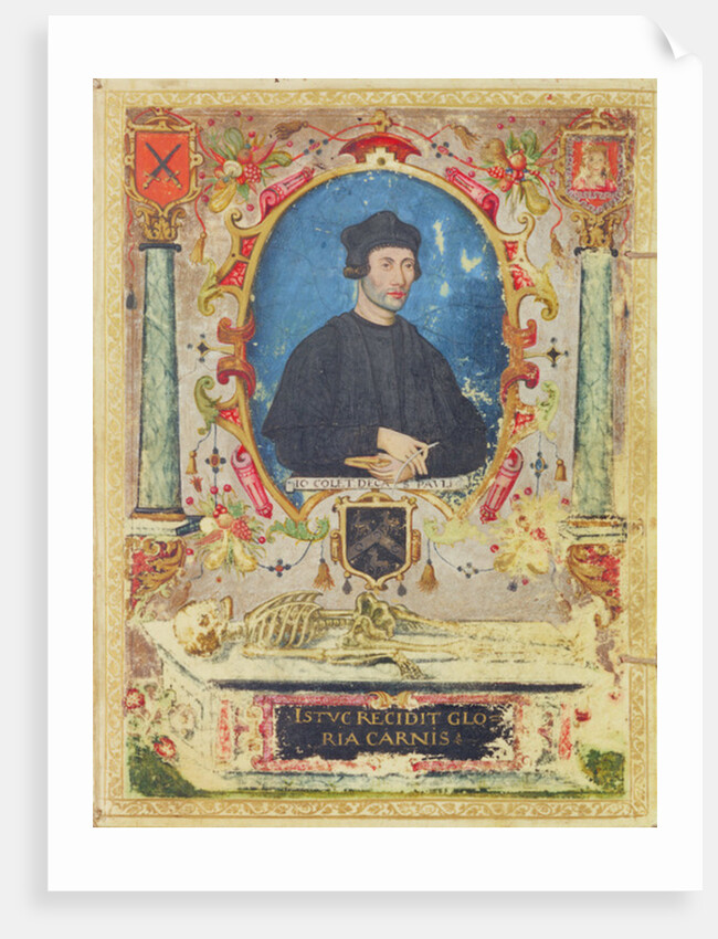 Memorial Portrait of John Colet by English School