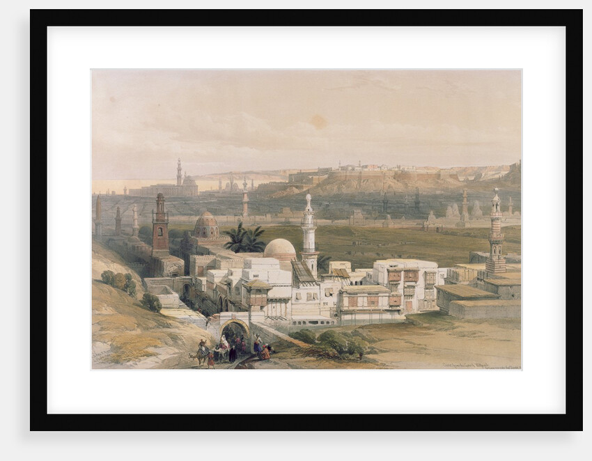 Cairo from the Gate of Citizenib, looking towards the Desert of Suez by David Roberts