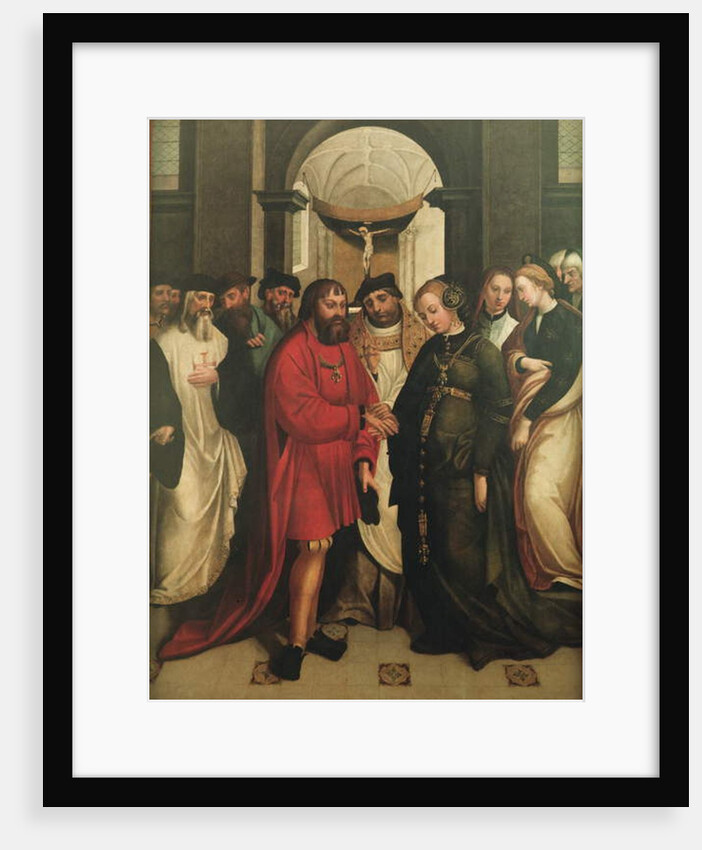 Saint Aleixo's Wedding of Manuel and Maria, 1541 by Garcia Fernandes